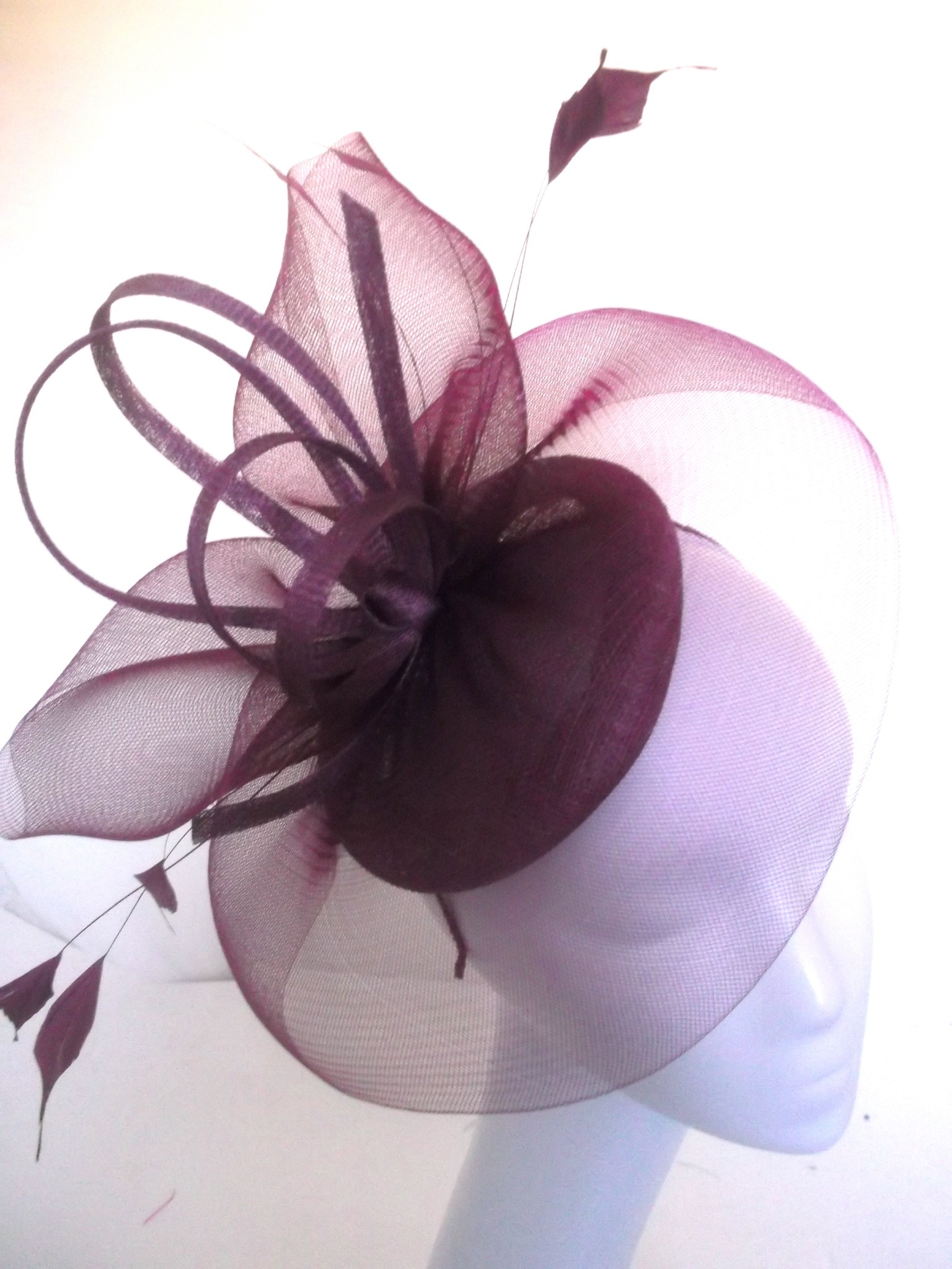 Snoxell Gwyther - Fascinator (Grape 
