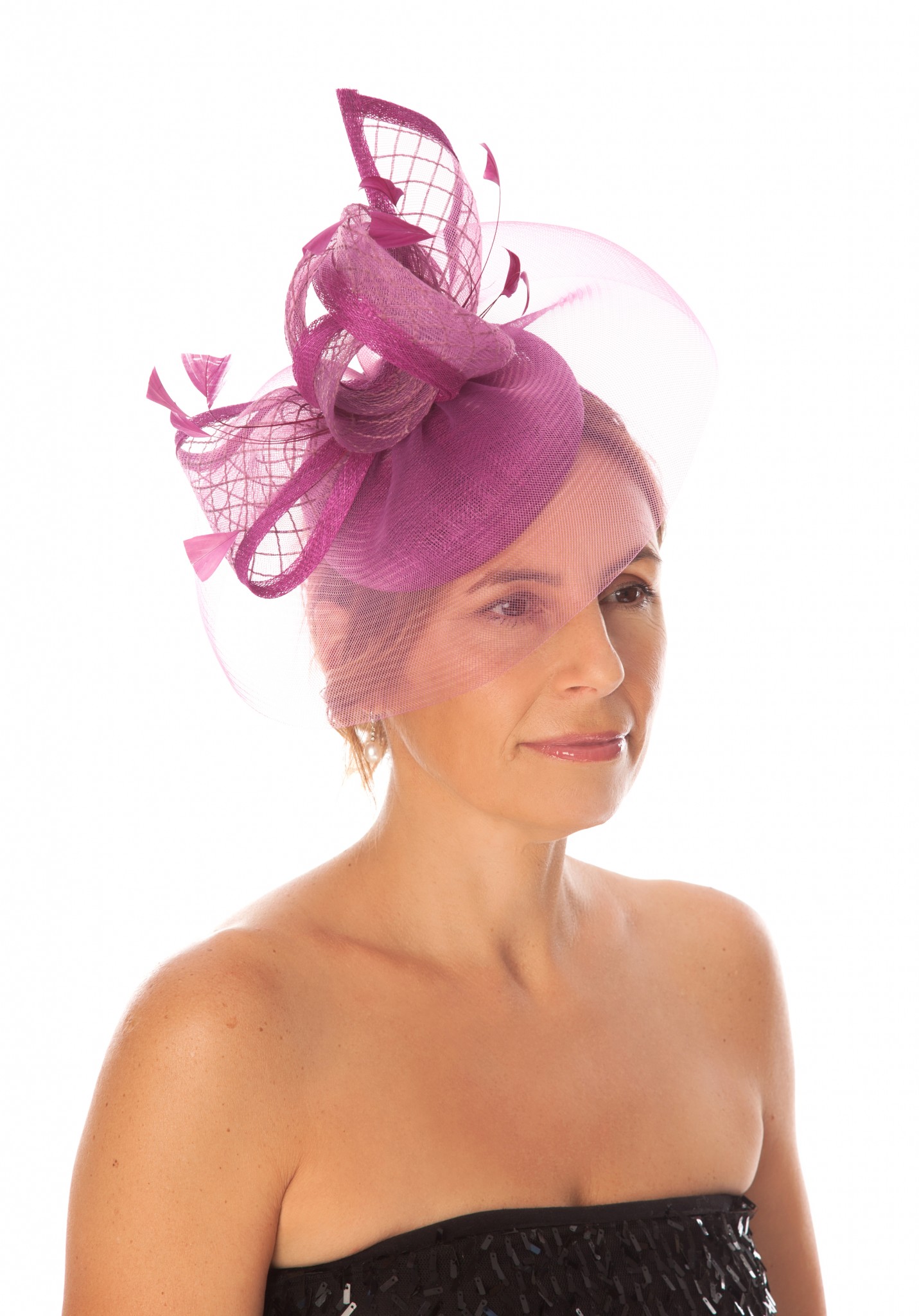 Snoxell Gwyther - Fascinator (Mulberry 